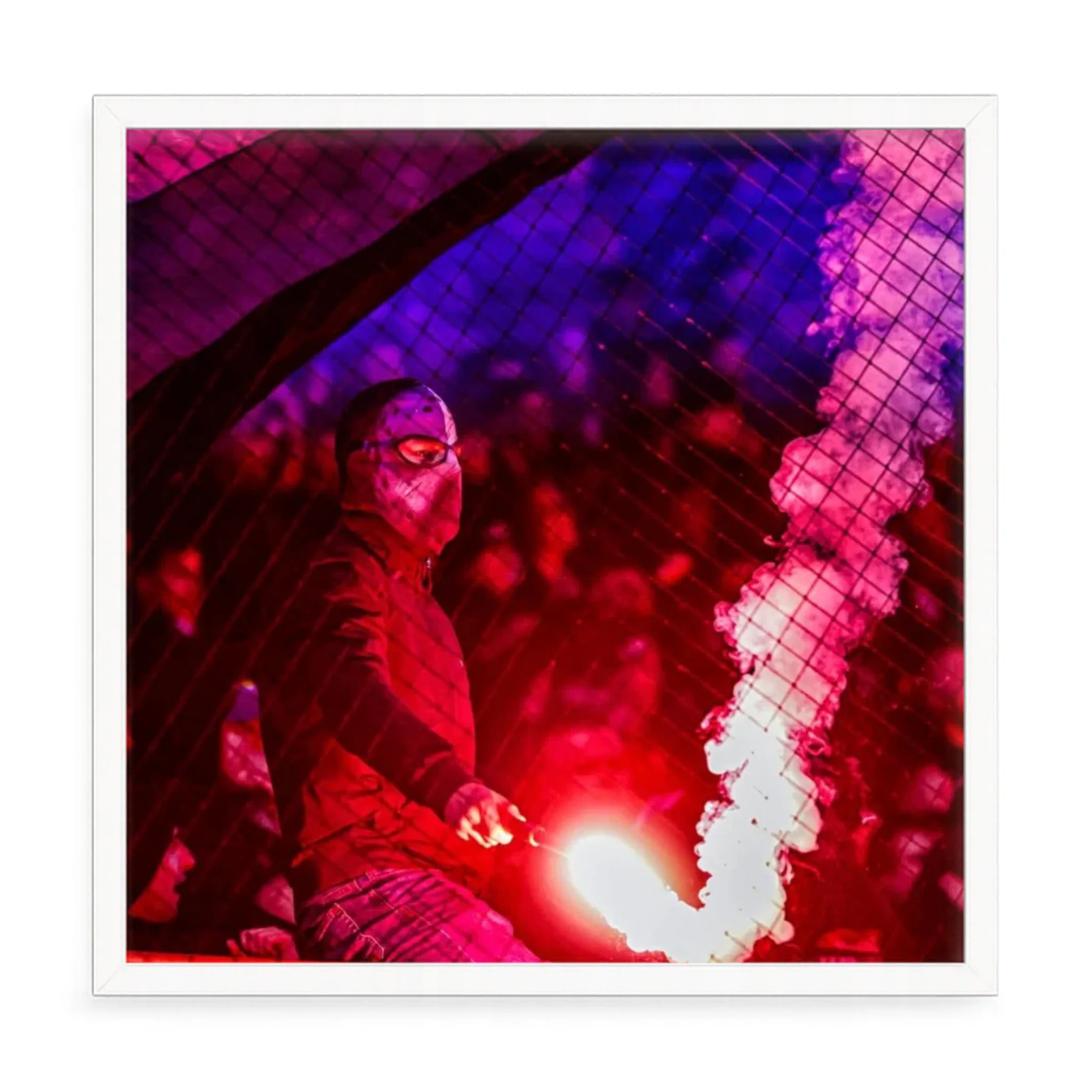 Maszk - Fotó fúrásmentes képkeretben